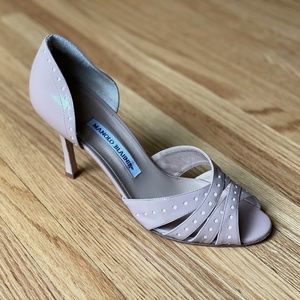 Manolo Blahnik Beige/Nude Stiletto Sandals